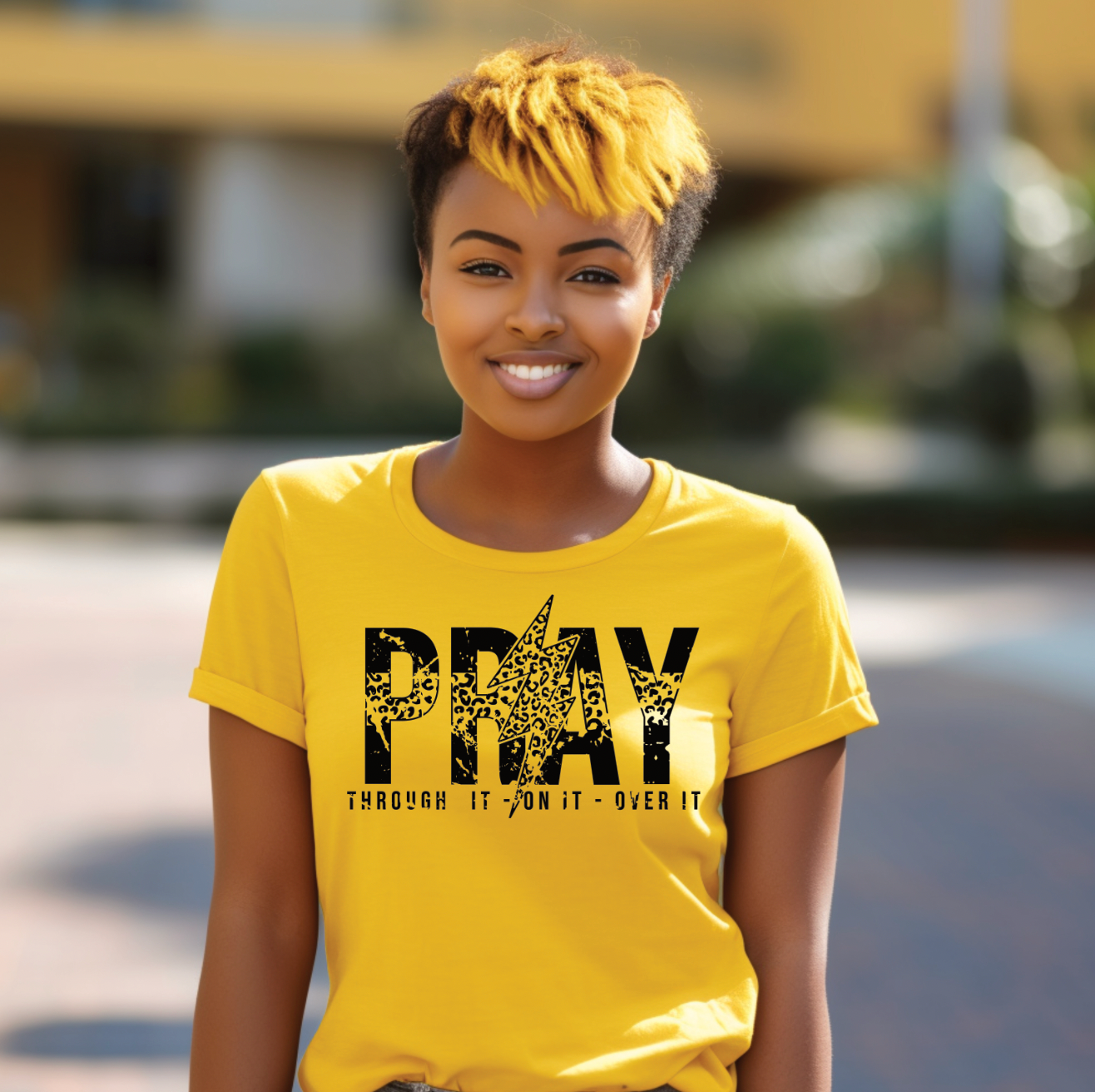 Pray through it, on it, over it T-Shirt