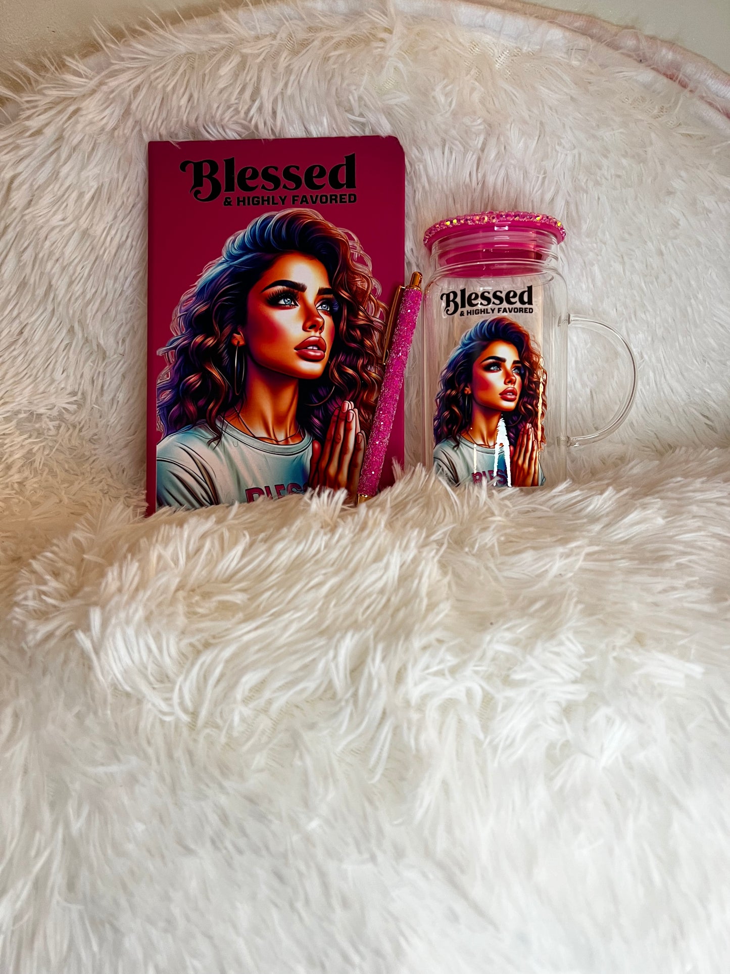 Blessed and Highly Favored Journal Set. PRE-ORDERED. Please allow 7-10 business days before delivered or shipped.