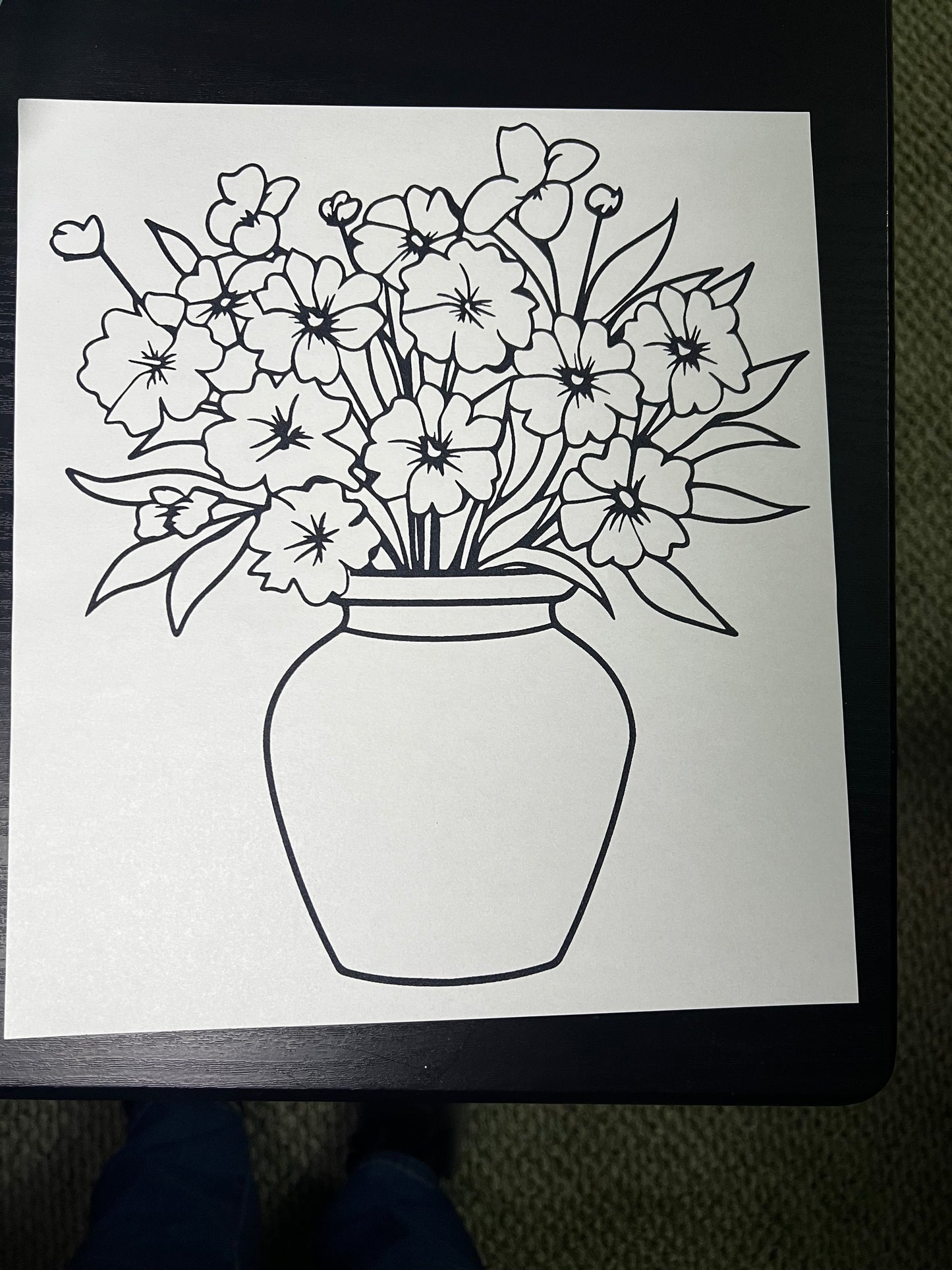 Flowers(Pre-Drawn) Paint Kit