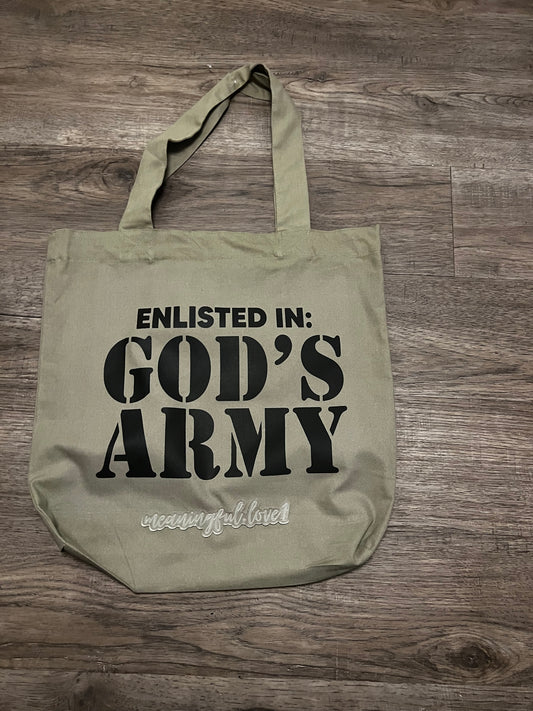 God’s Army Canvas Bag